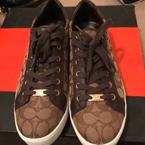 Coach sneakers 9.5